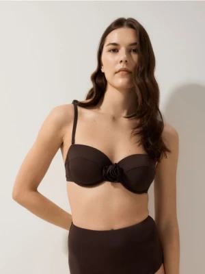 Reserved - Góra od stroju plażowego - ciemnobrązowy