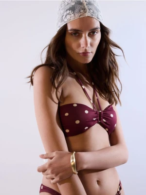 Reserved - Góra od stroju plażowego - karminowy