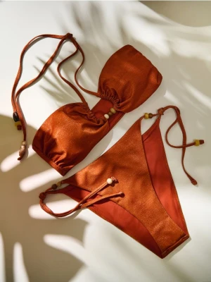 Reserved - Góra od stroju plażowego z ochroną UV - brązowy