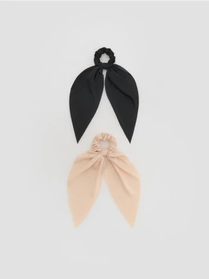 Reserved - Gumki do włosów 2 pack - wielobarwny