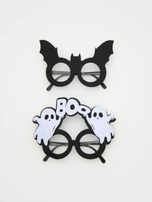 Reserved - Imprezowe okulary Halloween - czarny