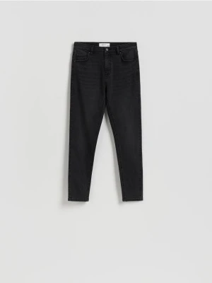 Reserved - Jeans slim fit mid rise - czarny