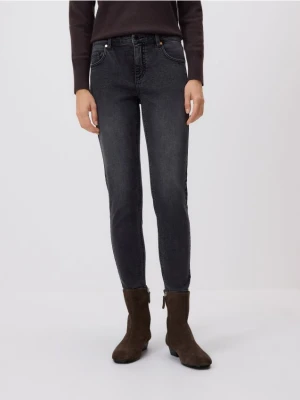 Reserved - Jeans slim fit mid rise - szary