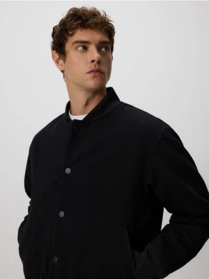 Reserved - Jeansowa bomberka - czarny