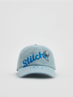 Reserved - Jeansowa czapka Lilo i Stitch - jasnoniebieski