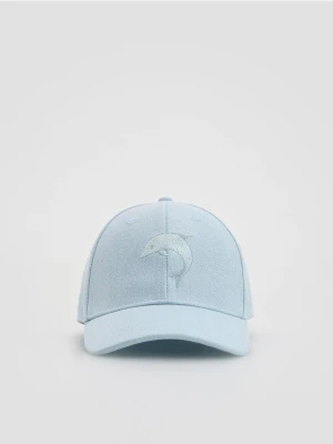 Reserved - Jeansowa czapka z daszkiem - jasnoniebieski