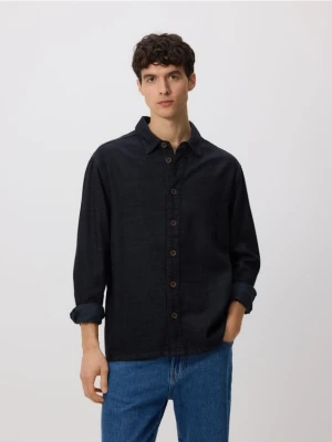 Reserved - Jeansowa koszula comfort fit - czarny