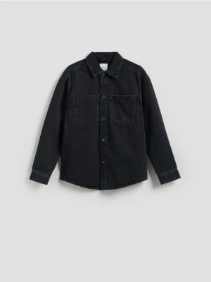 Reserved - Jeansowa koszula comfort fit - czarny