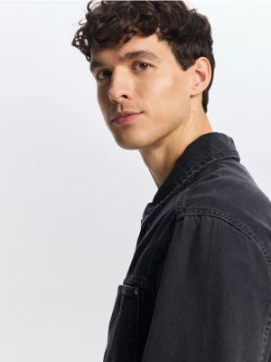 Reserved - Jeansowa koszula comfort fit - czarny