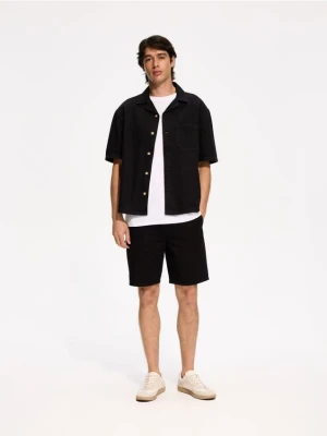 Reserved - Jeansowa koszula comfort fit - czarny