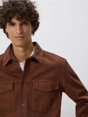 Reserved - Jeansowa koszula comfort fit - dark grey jeans