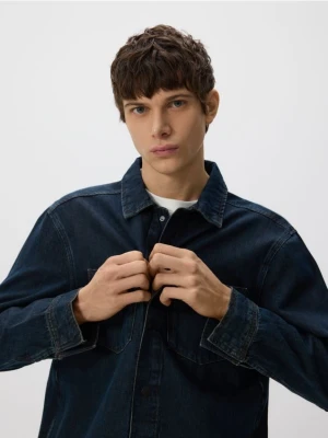 Reserved - Jeansowa koszula comfort fit - indigo jeans