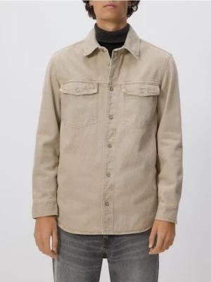 Reserved - Jeansowa koszula comfort fit - jasnoszary