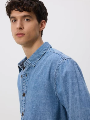 Reserved - Jeansowa koszula comfort fit - niebieski