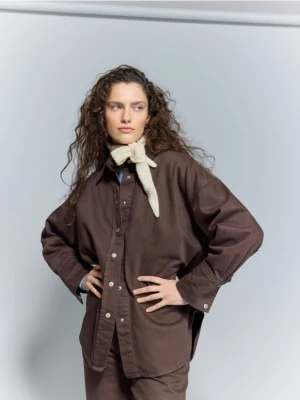 Reserved - Jeansowa koszula - dark grey jeans