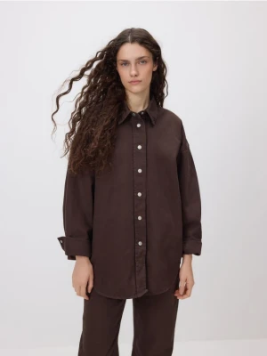 Reserved - Jeansowa koszula - dark grey jeans