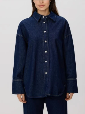 Reserved - Jeansowa koszula - granatowy