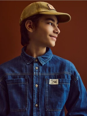 Reserved - Jeansowa koszula - granatowy