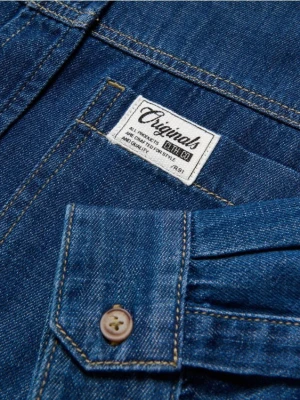 Reserved - Jeansowa koszula - granatowy