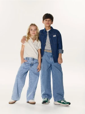 Reserved - Jeansowa koszula - granatowy