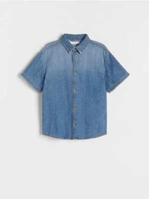 Reserved - Jeansowa koszula - niebieski