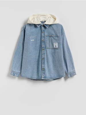 Reserved - Jeansowa koszula - niebieski