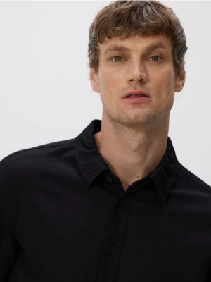 Reserved - Jeansowa koszula regular fit - czarny