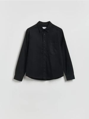 Reserved - Jeansowa koszula regular fit - czarny