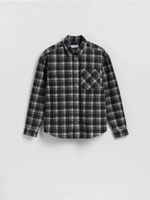 Reserved - Jeansowa koszula regular fit - czarny