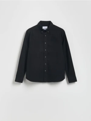 Reserved - Jeansowa koszula regular fit - czarny