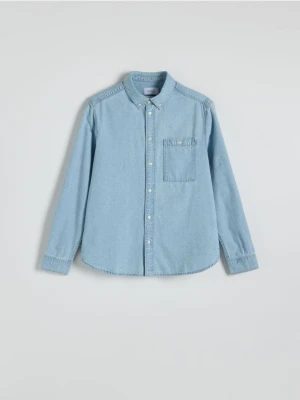 Reserved - Jeansowa koszula regular fit - niebieski