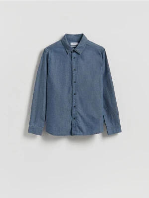 Reserved - Jeansowa koszula regular fit - niebieski