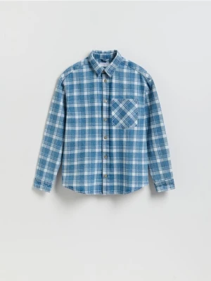 Reserved - Jeansowa koszula regular fit - niebieski