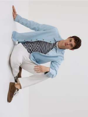 Reserved - Jeansowa koszula regular fit - niebieski