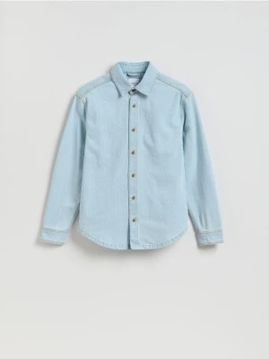 Reserved - Jeansowa koszula regular fit - niebieski
