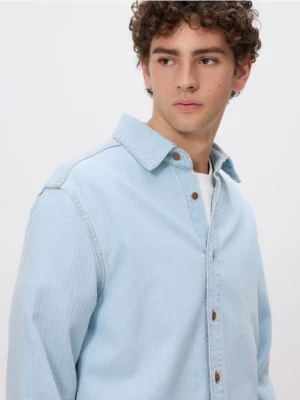 Reserved - Jeansowa koszula regular fit - niebieski