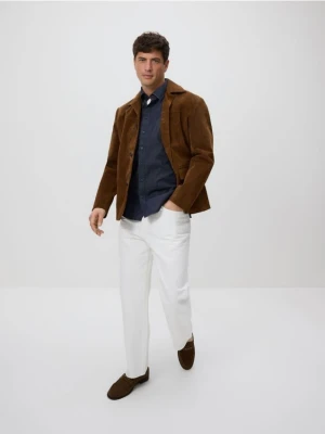 Reserved - Jeansowa koszula slim fit - granatowy