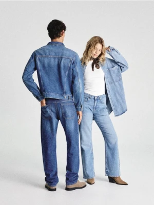 Reserved - Jeansowa koszula z lyocellem - niebieski