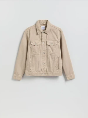 Reserved - Jeansowa kurtka - beżowy