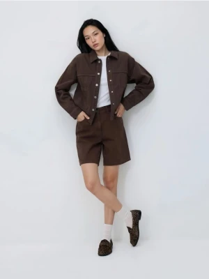 Reserved - Jeansowa kurtka - dark grey jeans