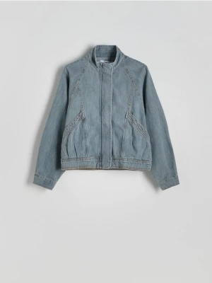 Reserved - Jeansowa kurtka ze stójką - indigo jeans
