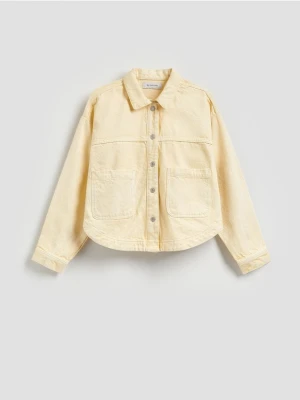 Reserved - Jeansowa kurtka - żółty