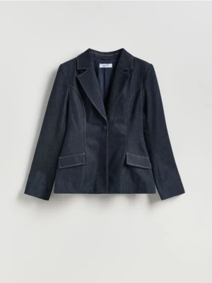 Reserved - Jeansowa marynarka - granatowy