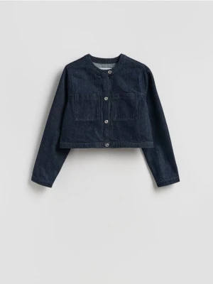Reserved - Jeansowa marynarka - granatowy