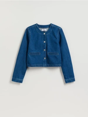Reserved - Jeansowa marynarka - niebieski
