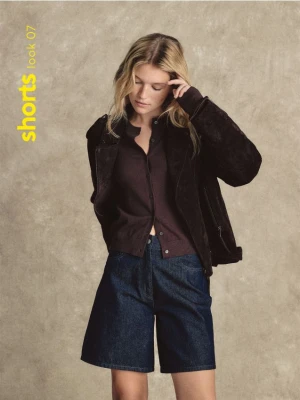 Zdjęcie produktu Reserved - Jeansowe bermudy - granatowy