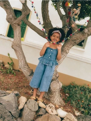 Reserved - Jeansowe bermudy - niebieski