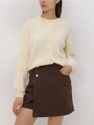 Reserved - Jeansowe spódnico-szorty - dark grey jeans