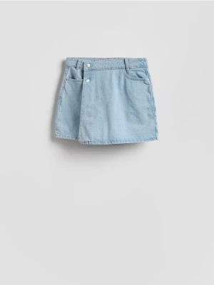 Reserved - Jeansowe spódnico-szorty - niebieski