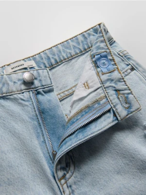 Reserved - Jeansowe szorty bermudy - niebieski